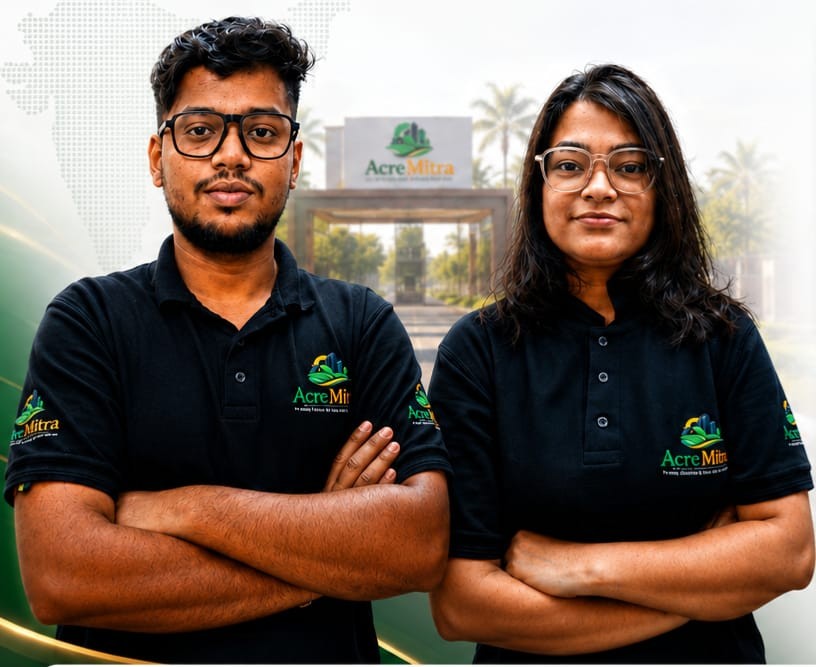 Sounav Mandal and Lisa Sen — AcreMitra Founders